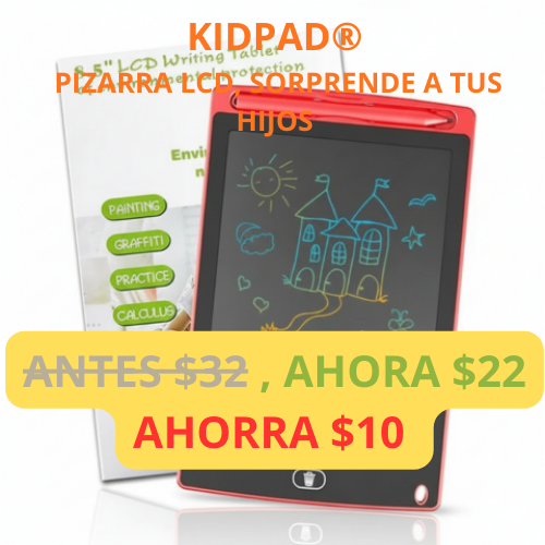 KidPad®  Tablet para dibujo LCD para niños 8.5